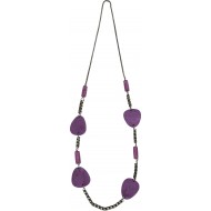 Collar con cuentas de madera